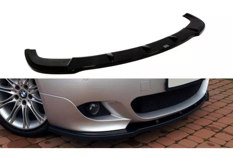 Maxton Design Frontlippe für BMW 5er E60 / E61 M-Paket Hochglanz schwarz – Ansicht 1