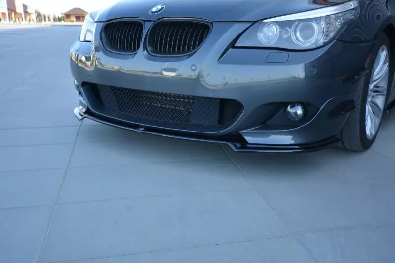 Maxton Design Frontlippe für BMW 5er E60 /61 M Paket Hochglanz schwarz – Ansicht 1