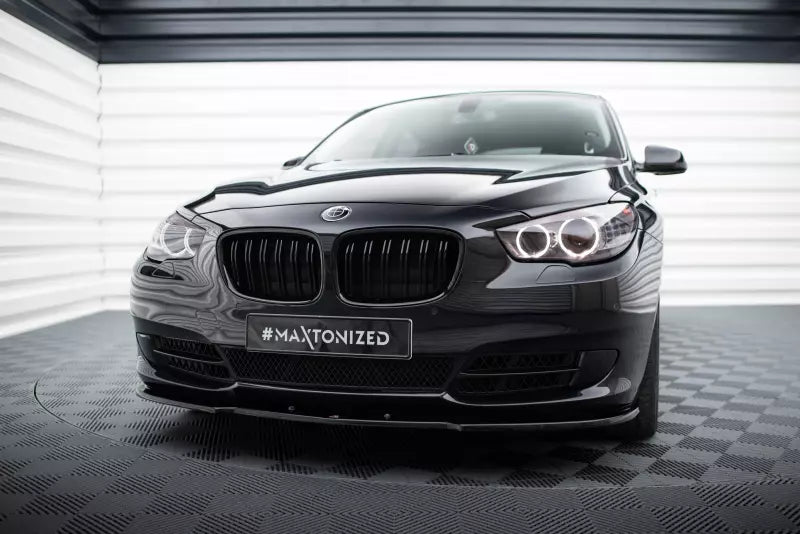 Maxton Design Frontlippe für BMW 5er GT F07 Hochglanz schwarz – Ansicht 1