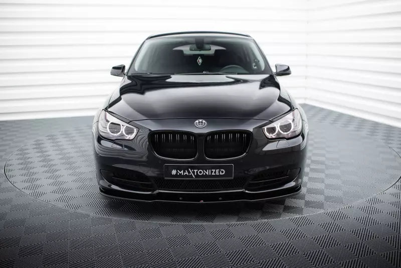 Maxton Design Frontlippe für BMW 5er GT F07 Hochglanz schwarz – Ansicht 3