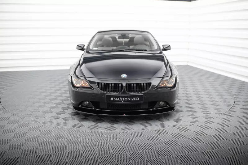 Maxton Design Frontlippe V.2 für BMW 6er E63 / E64 vor Facelift Hochglanz schwarz – Ansicht 2