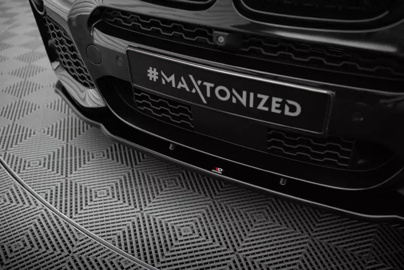 Maxton Design Frontlippe für BMW X4 F26 M Paket Hochglanz schwarz – Ansicht 3