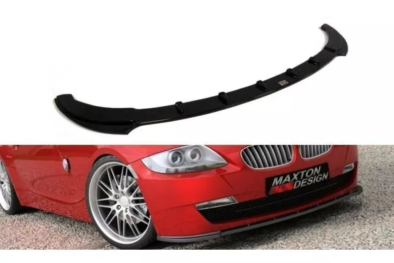 Maxton Design Frontlippe für BMW Z4 E85 / E86 Facelift Hochglanz schwarz – Ansicht 1