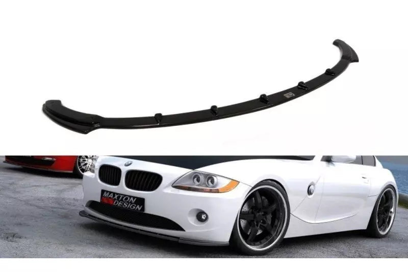 Maxton Design Frontlippe V.1 für BMW Z4 E85 / E86 vor Facelift Hochglanz schwarz – Ansicht 1