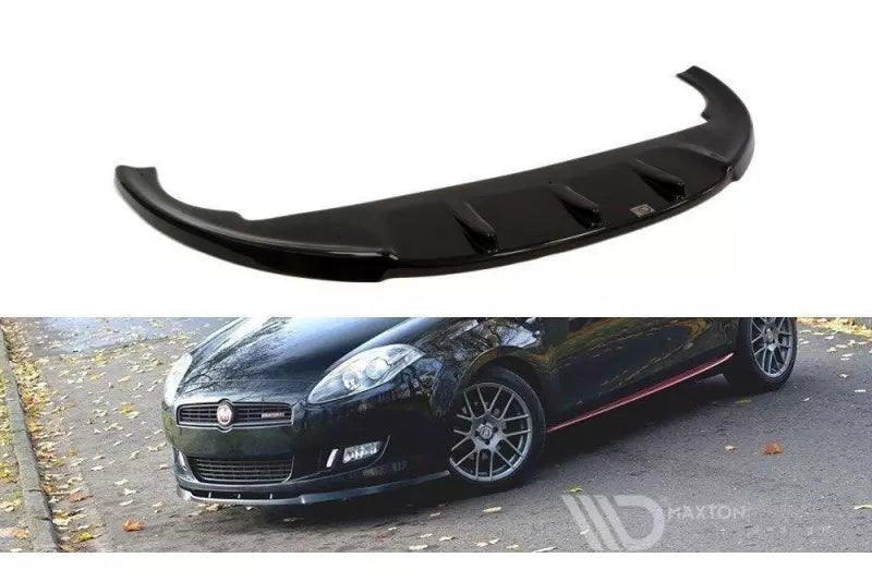Maxton Design Frontlippe für Fiat Bravo Mk2 Hochglanz schwarz – Ansicht 1