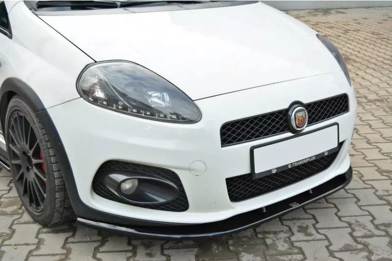 Maxton Design Frontlippe V.2 für Fiat Grande Punto Abarth Hochglanz schwarz – Ansicht 3