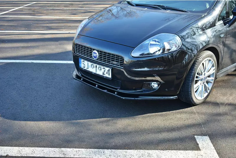 Maxton Design Frontlippe für Fiat Grande Punto Standard Hochglanz schwarz – Ansicht 2