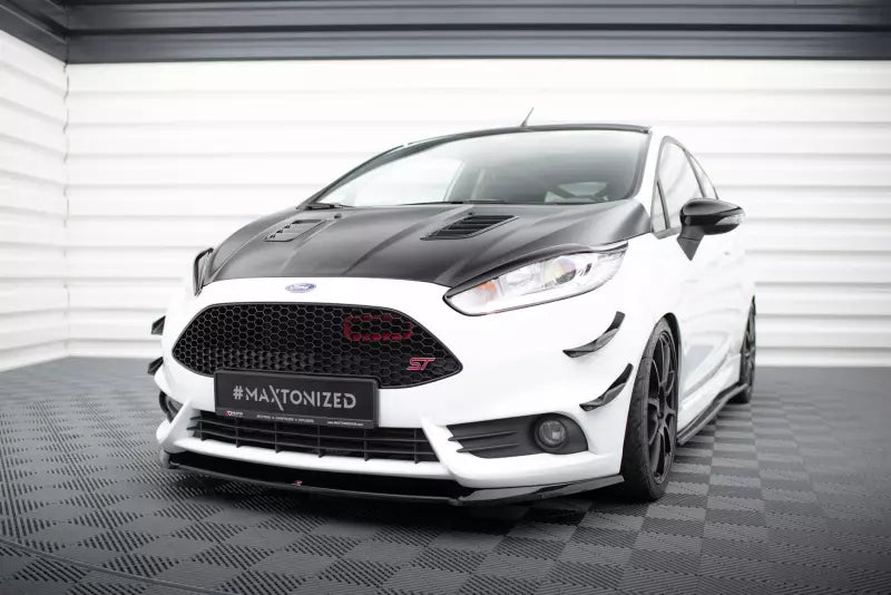 Maxton Design Frontlippe für Fiesta ST Mk7 Facelift 2013-16 Hochglanz schwarz – Ansicht 1