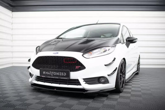 Maxton Design Frontlippe für Fiesta ST Mk7 Facelift 2013-16 Hochglanz schwarz – Ansicht 1