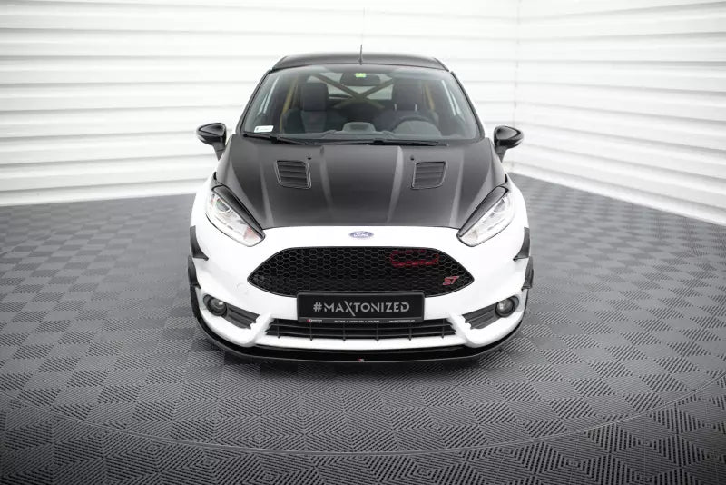 Maxton Design Frontlippe V.2 für Fiesta ST Mk7 vor Facelift Hochglanz schwarz – Ansicht 2