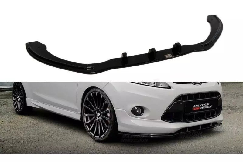 Maxton Design Frontlippe für Ford Fiesta St-Line / Zetec S Mk7 Hochglanz schwarz – Ansicht 1