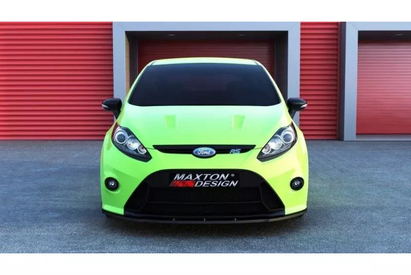 Maxton Design Frontlippe für Ford Fiesta Mk7 (für RS Look Stoßstange) Hochglanz schwarz – Ansicht 1