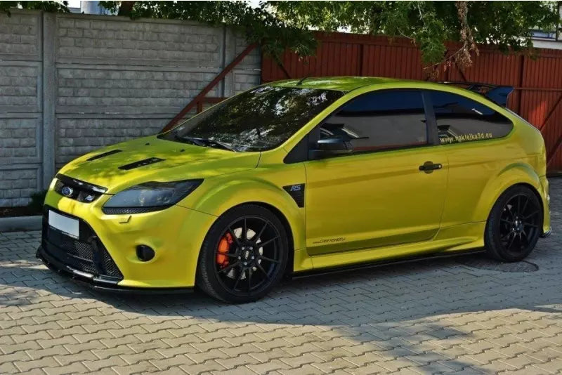 Maxton Design Frontlippe V.1 für Ford Focus RS Mk2 Hochglanz schwarz – Ansicht 2