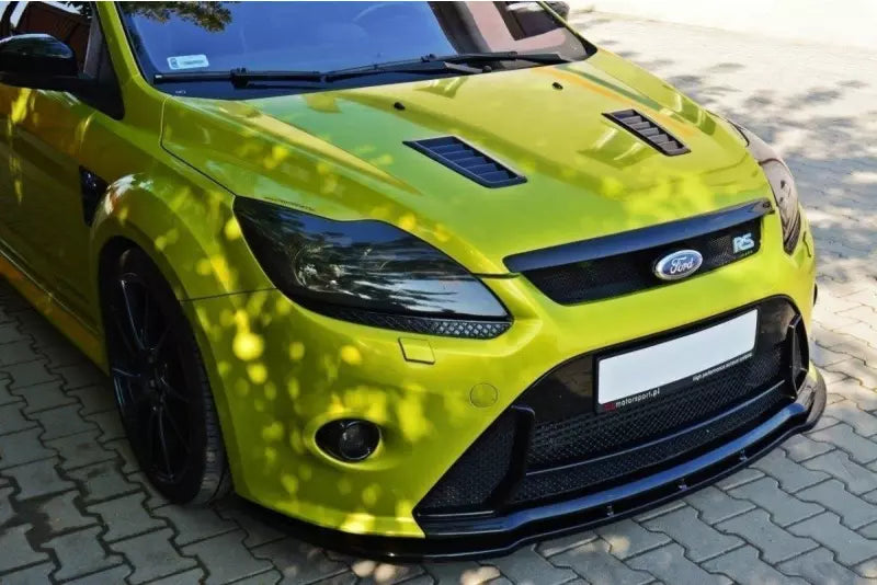 Maxton Design Frontlippe V.1 für Ford Focus RS Mk2 Hochglanz schwarz – Ansicht 3