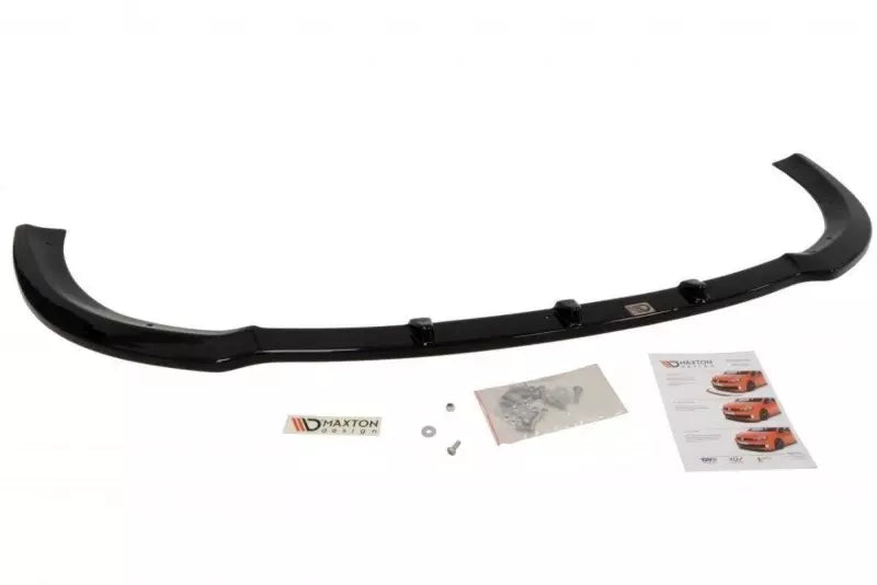 Maxton Design Frontlippe V.1 für Ford Focus RS Mk2 Hochglanz schwarz – Ansicht 4