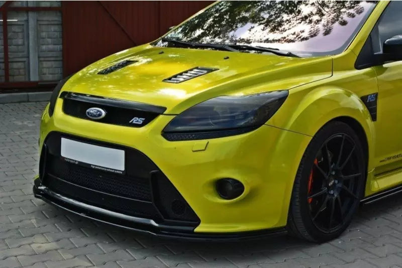 Maxton Design Frontlippe V.2 für Ford Focus RS Mk2 Hochglanz schwarz – Ansicht 1