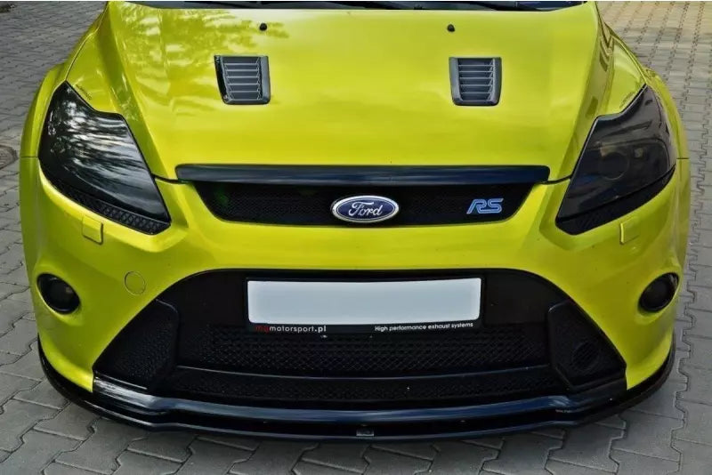 Maxton Design Frontlippe V.2 für Ford Focus RS Mk2 Hochglanz schwarz – Ansicht 2