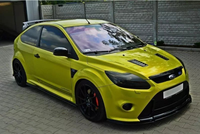 Maxton Design Frontlippe V.2 für Ford Focus RS Mk2 Hochglanz schwarz – Ansicht 3