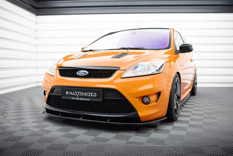 Maxton Design Frontlippe für Ford Focus ST Mk2 Facelift Hochglanz schwarz – Ansicht 1