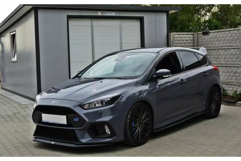 Maxton Design Frontlippe V.2 für Ford Focus RS Mk3 Hochglanz schwarz – Ansicht 1