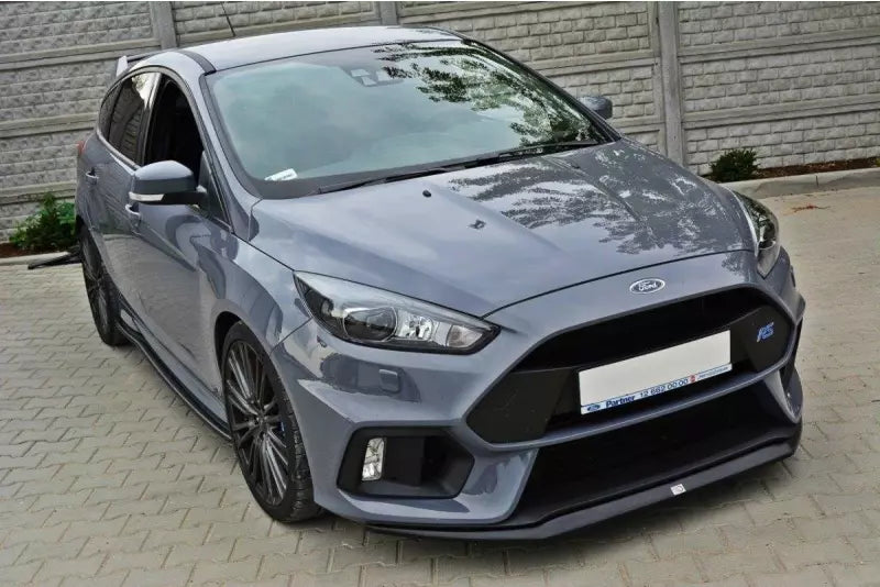 Maxton Design Frontlippe V.2 für Ford Focus RS Mk3 Hochglanz schwarz – Ansicht 2