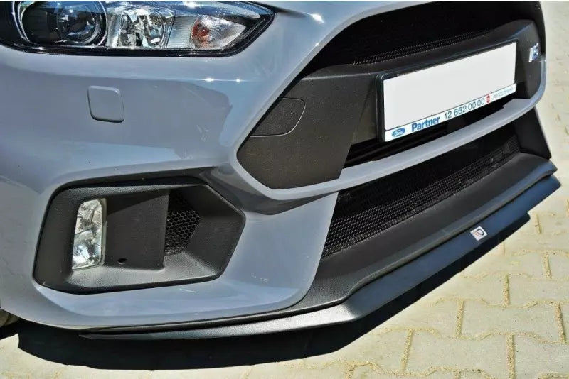 Maxton Design Frontlippe V.2 für Ford Focus RS Mk3 Hochglanz schwarz – Ansicht 3