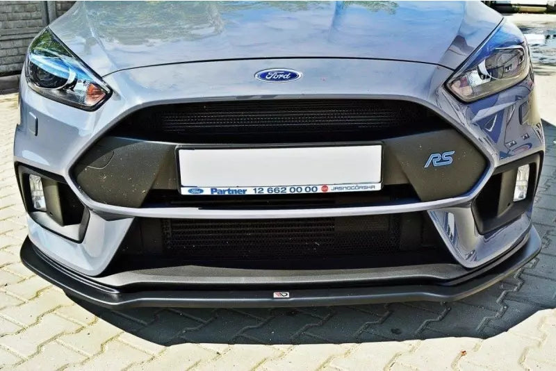 Maxton Design Frontlippe V.4 für Ford Focus RS Mk3 Hochglanz schwarz – Ansicht 2