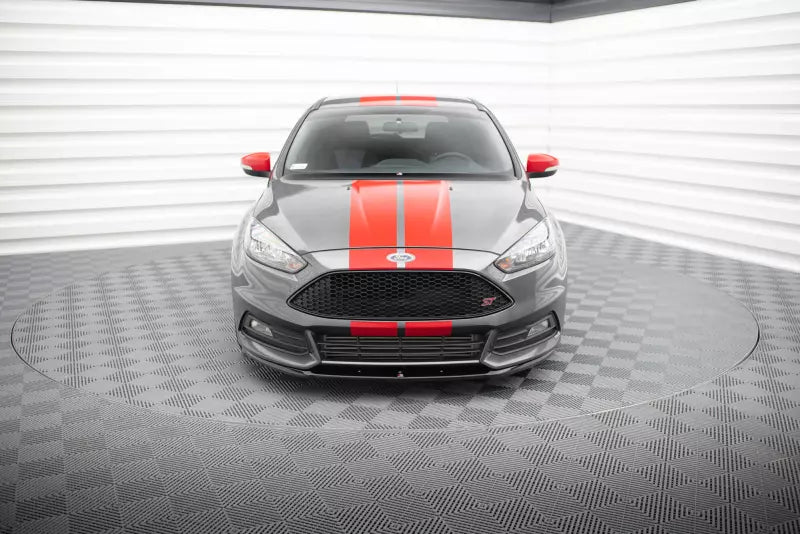 Maxton Design Frontlippe für Ford Focus ST Mk3 Cupra Facelift Hochglanz schwarz – Ansicht 2