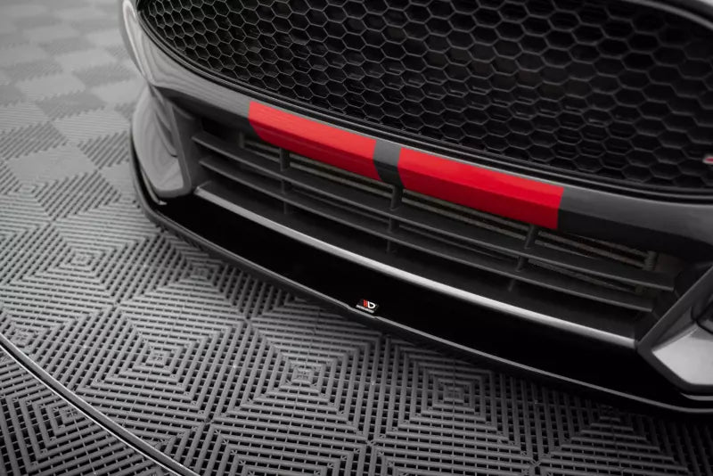 Maxton Design Frontlippe V.2 für Ford Focus ST Mk3 Facelift Hochglanz schwarz – Ansicht 3