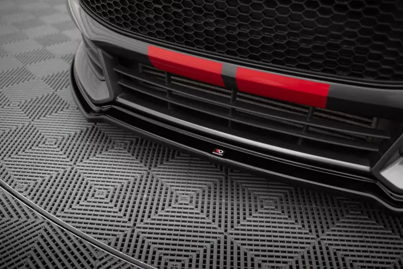 Maxton Design Frontlippe V.3 für Ford Focus ST Mk3 Facelift Hochglanz schwarz – Ansicht 3