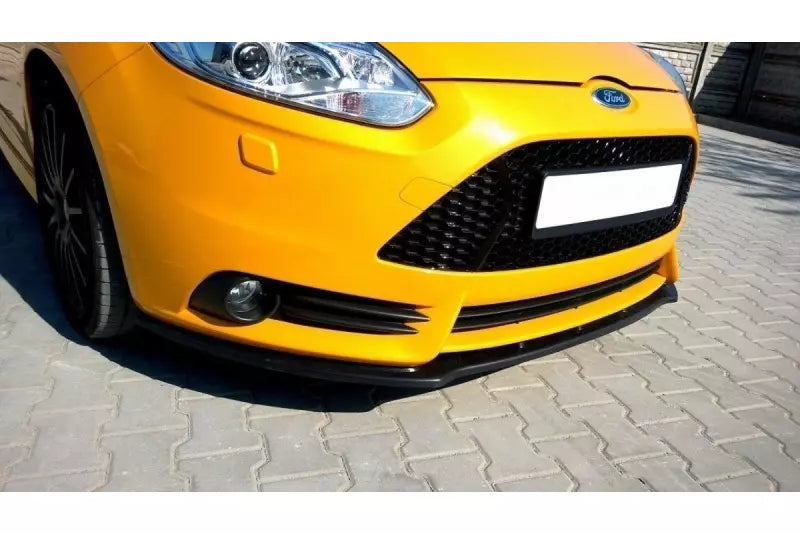 Maxton Design Frontlippe V.1 für Ford Focus ST Mk3 vor Facelift Hochglanz schwarz – Ansicht 1