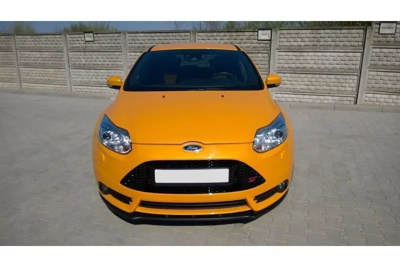 Maxton Design Frontlippe V.1 für Ford Focus ST Mk3 vor Facelift Hochglanz schwarz – Ansicht 2