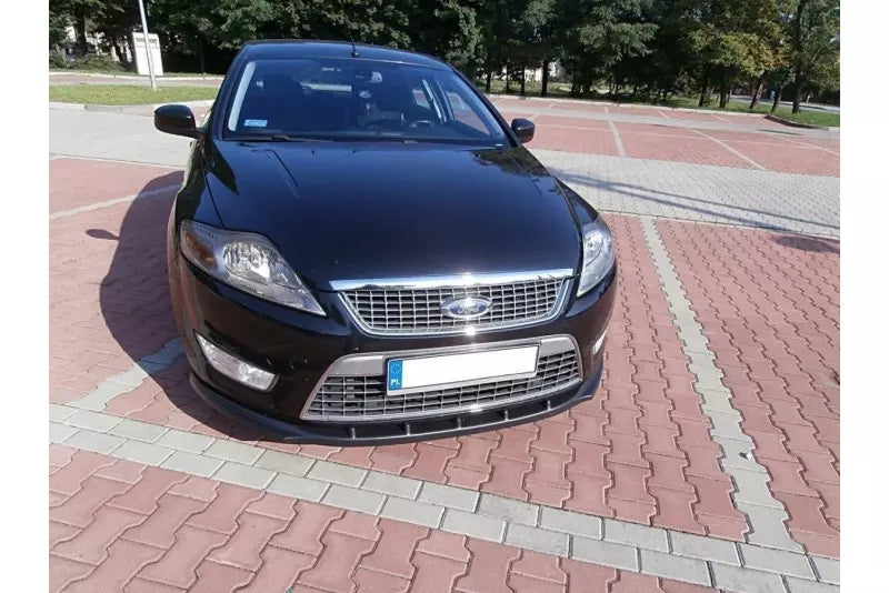 Maxton Design Frontlippe für Ford Mondeo Mk4 vor Facelift Hochglanz schwarz – Ansicht 1
