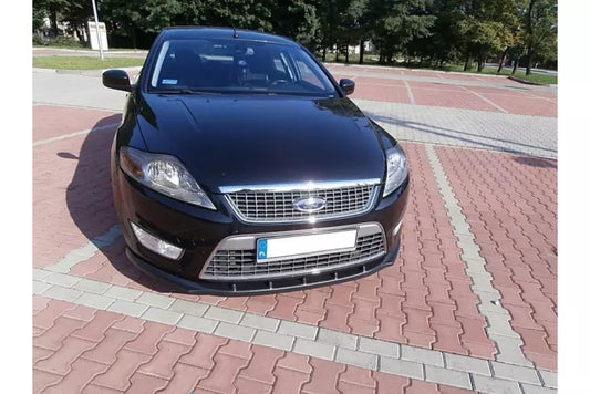 Maxton Design Frontlippe für Ford Mondeo Mk4 vor Facelift Hochglanz schwarz – Ansicht 1