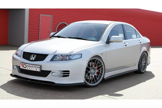 Maxton Design Frontlippe V.1 für Honda Accord VII Mk7 Type-S Hochglanz schwarz – Ansicht 1