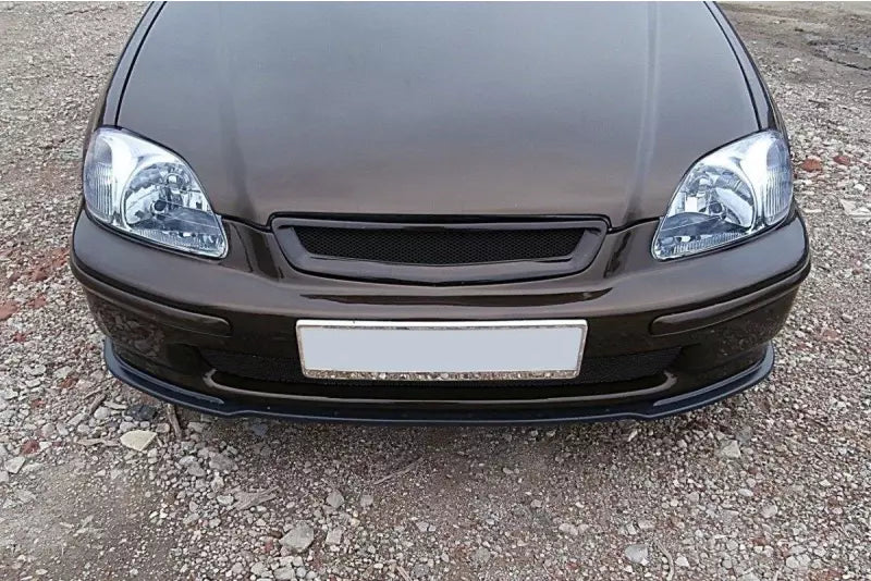 Maxton Design Frontlippe für Honda Civic VI Mk6 EJ9 Hochglanz schwarz – Ansicht 1