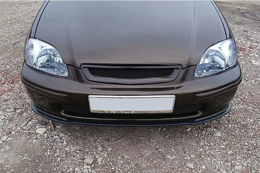 Maxton Design Frontlippe für Honda Civic VI Mk6 EJ9 Hochglanz schwarz – Ansicht 1