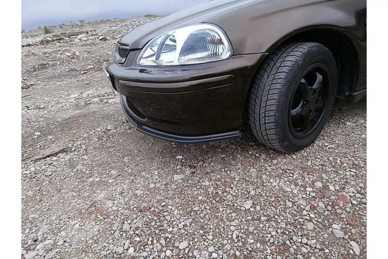 Maxton Design Frontlippe für Honda Civic VI Mk6 EJ9 Hochglanz schwarz – Ansicht 2