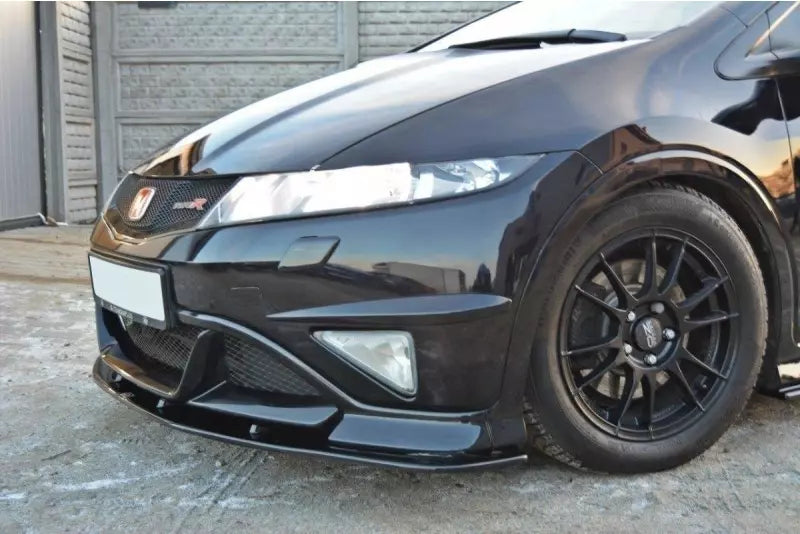 Maxton Design Frontlippe für Honda Civic VIII Mk8 Type R GP Hochglanz schwarz – Ansicht 2
