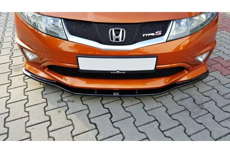 Maxton Design Frontlippe für Honda Civic VIII Mk8 Type S/R Hochglanz schwarz – Ansicht 1