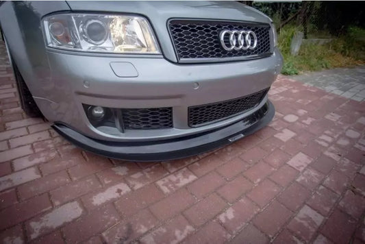 Maxton Design Street Pro Frontlippe für Audi RS6 C5 Hochglanz schwarz – Ansicht 1