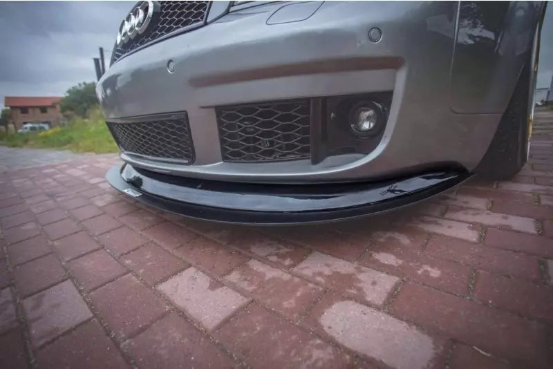 Maxton Design Street Pro Frontlippe für Audi RS6 C5 Hochglanz schwarz – Ansicht 2