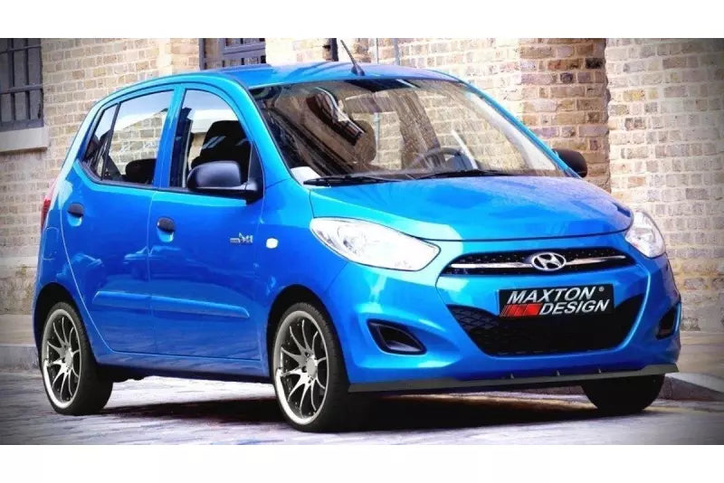 Maxton Design Frontlippe für Hyundai I10 Mk1 Facelift 2010-2013 Hochglanz schwarz – Ansicht 1