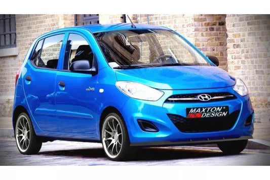 Maxton Design Frontlippe für Hyundai I10 Mk1 Facelift 2010-2013 Hochglanz schwarz – Ansicht 1