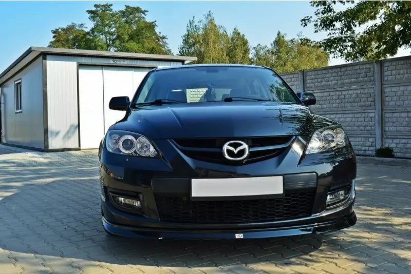 Maxton Design Frontlippe für Mazda 3 MPS Mk1 vor Facelift Hochglanz schwarz – Ansicht 4