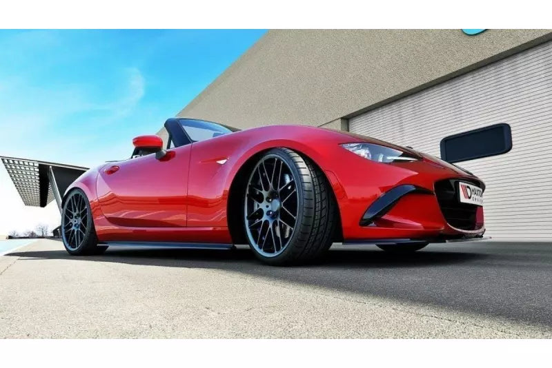 Maxton Design Frontlippe V.1 für Mazda MX-5 IV Hochglanz schwarz – Ansicht 2