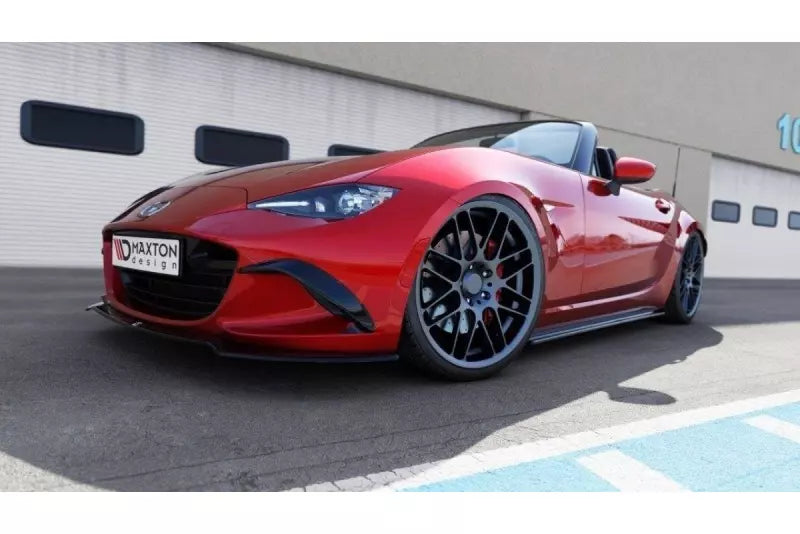 Maxton Design Frontlippe V.2 für Mazda MX-5 IV Hochglanz schwarz – Ansicht 2