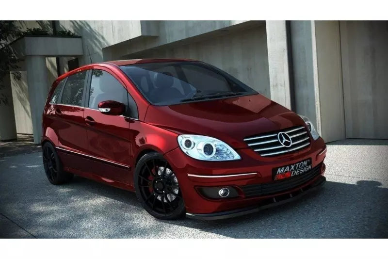 Maxton Design Frontlippe für Mercedes B-Klasse 245 Hochglanz schwarz – Ansicht 1