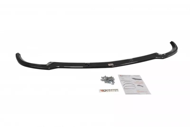 Maxton Design Frontlippe für Mercedes C-Klasse W204 AMG-Line 2007-2010 Hochglanz schwarz – Ansicht 3