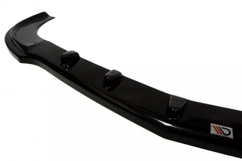 Maxton Design Frontlippe für Mercedes CLK W209 (für ME-CLK-209-AMG204-F1 Stoßstange) Hochglanz schwarz – Ansicht 3